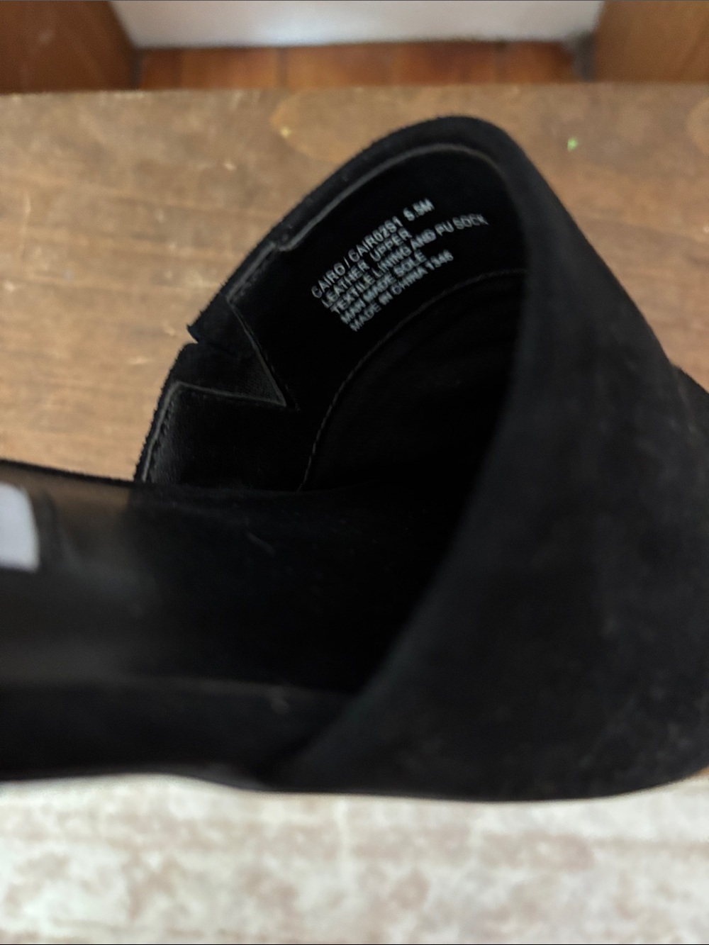 Steve Madden Black Suede Slip-On Mules - Picture 6 of 6